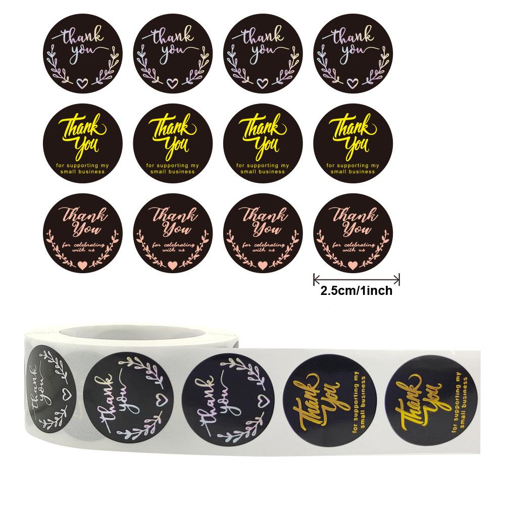 Pozvánky Nálepky na jídlo 3 styly Děkuji Estetické psací potřeby X037