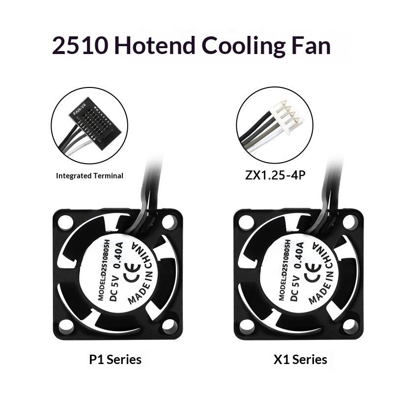 5015 Blower Fan 5V 1Pcs With Cable For Bamboo Lab P1P P1S 2510 Mini Fan Compact Design For Robotics DIY Projects