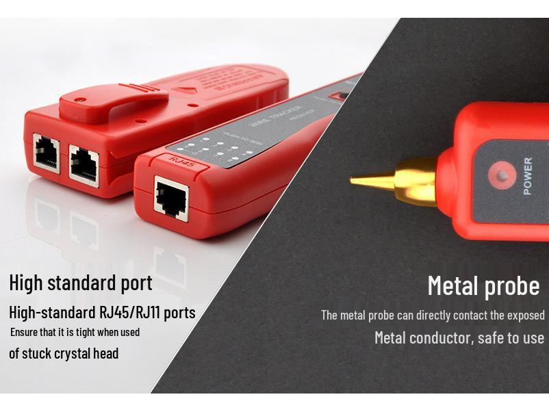 POE Network Cable Locator: Anti-Interference Signal Testing & Line Finding Tool