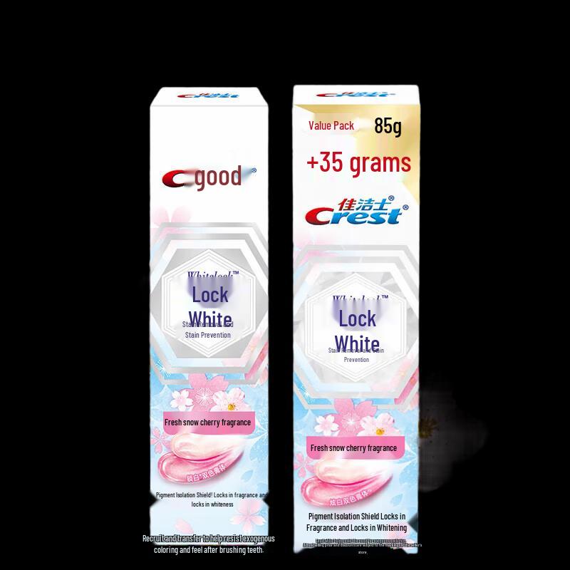 Crest Dual-Color Lock White Toothpaste