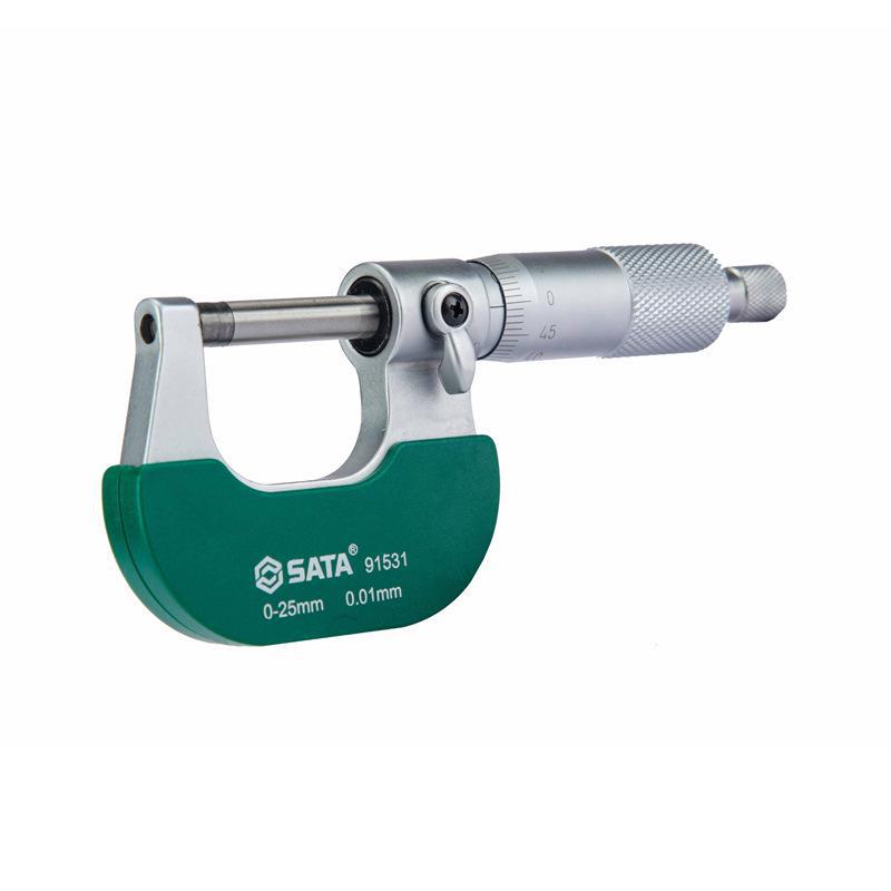 Shida Digitales Mikrometer: Hochpräzises elektronisches Spiralmikrometer 0-50MM mit 0,01MM Genauigkeitsanzeige