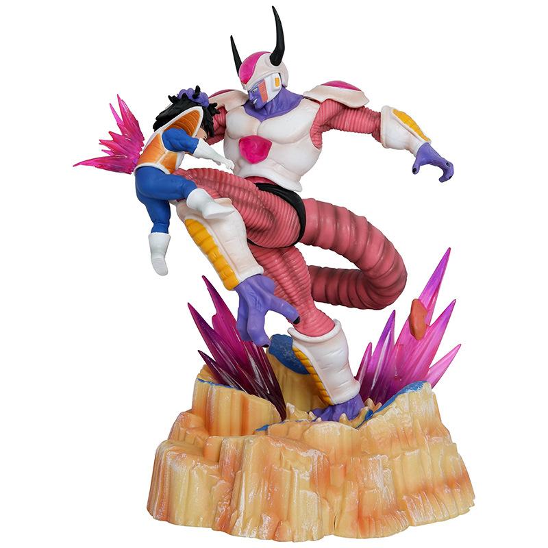 Anime Dragon Ball Z Frieza VS Son Gohan Super Saiyan GK PVC Action Figure Battle Statue Collection Model Kids Toys Doll 25CM