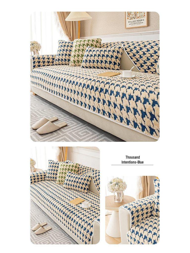2025 All-Season Non-Slip Plush Sofa Cushion and Cover