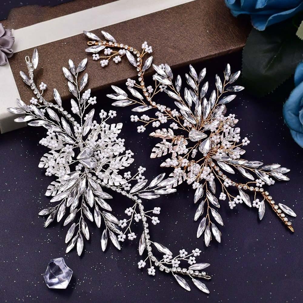 Elegant Rhinestone Hair Clip Vintage Shiny Waist Accessories Birthday Head Jewelry