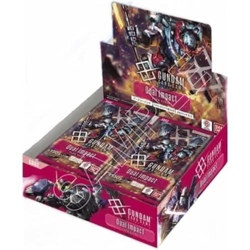 [Unopened Box] Bandai Gundam Card Game Booster Pack Dual Impact GD02 (Box) 24 Packs