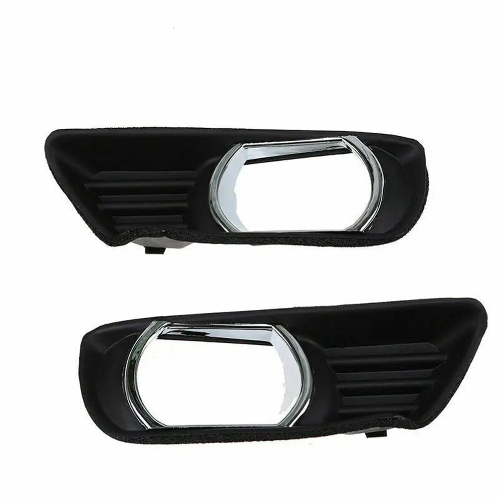 2x Car Front Bumper Fog Lights Covers Trim Fit For Toyota Camry XV40 2007-2009