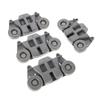 4pcs Replace Dishwasher Wheel Assembly W10195416 Fits for Whirlpool Sears AP5983730, PS11722152, W10195416 W10195418 B00LGUB7UU