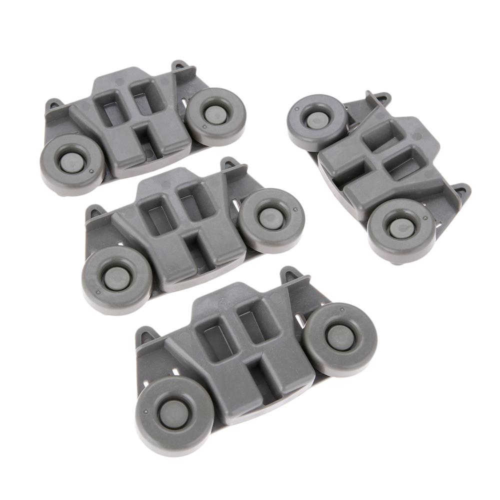 4pcs Replace Dishwasher Wheel Assembly W10195416 Fits for Whirlpool Sears AP5983730, PS11722152, W10195416 W10195418 B00LGUB7UU