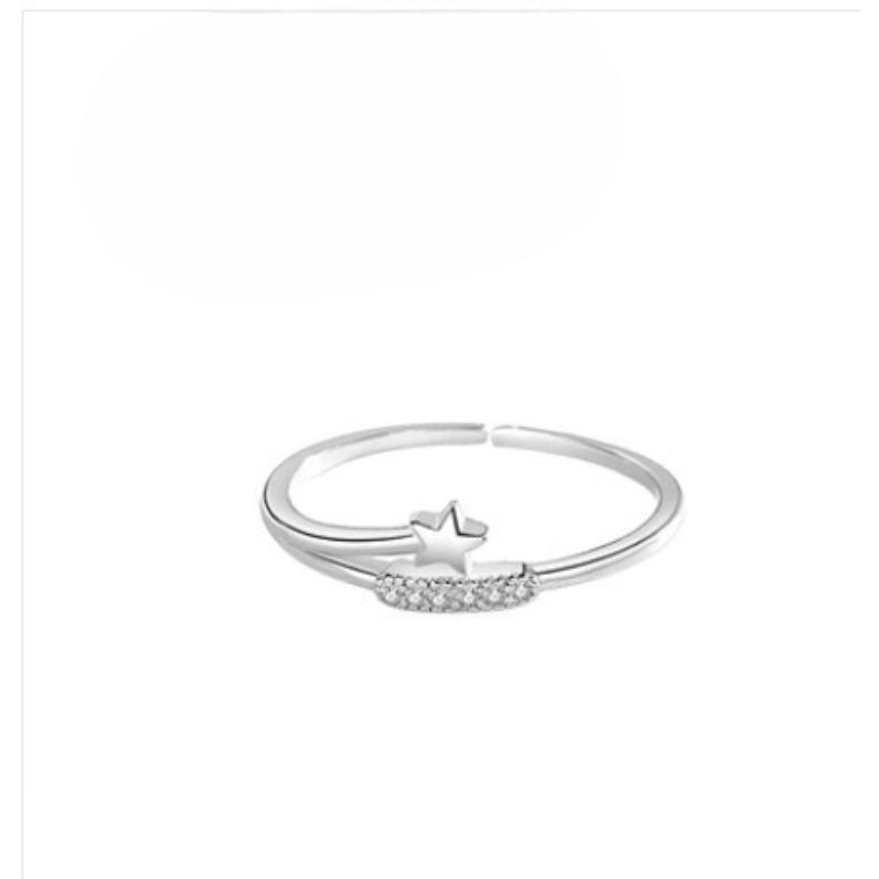 

Ring - Women s Style Finger Ring - Small-scale, Low-key Luxury Shooting Star Pentagram Gift Accessory Double-layer