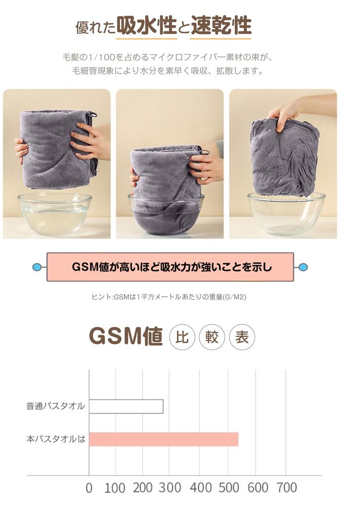 Bath towels Large fast water soft to the microfiber durable after bath water quick antibacterial and deodorizing [AYO 3-piece set, gray, 70140cm]