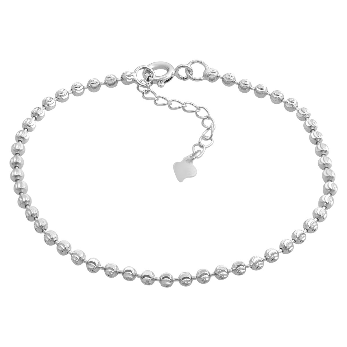 

Серебряный браслет с без камней, вес изделия 2,81 гр (2198604) 17-20cm