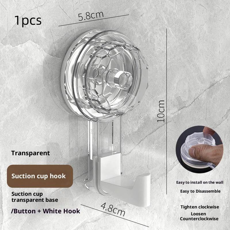 

1/2Pcs Plastic Suction Cups Shower Shelves Punch-Free Rectangular/Triangular Shower Storage Rack Removable Draining