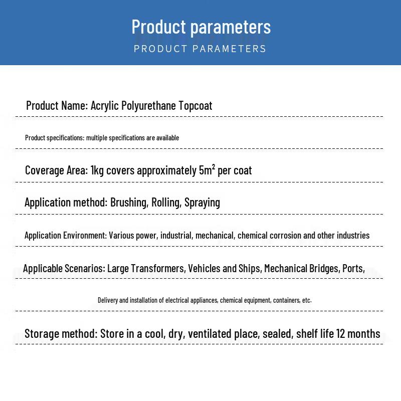 Two-Component Acrylic Polyurethane Topcoat