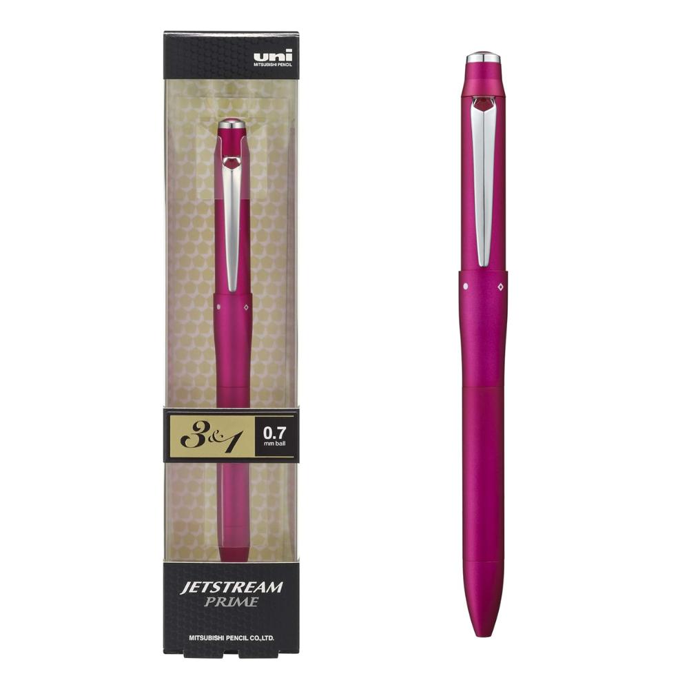 

Jetstream PRIME Rotary Multifunction Pen Pink [Mitsubishi Pencil] 3&1 MSXE4-5000-07-13 розовый