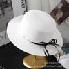 Summer Temperament Seaside Vacation Sunscreen Beach Outing Shopping Ladies Sun Hat Fashion Pearl Strap Cool Hat Summer