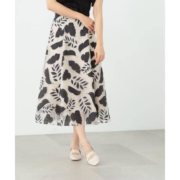 Jill by Jill Stuart Sea Flower Opal Flare Skirt