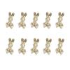 Metal Nail Art Studs 3D Metal Nail Art Jewelry Decorations Bows Rabbits Moon Multi-Shapes Nail Decoration Accessories