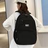 Fashion Casual Solid Color Backpack Unisex School Bag