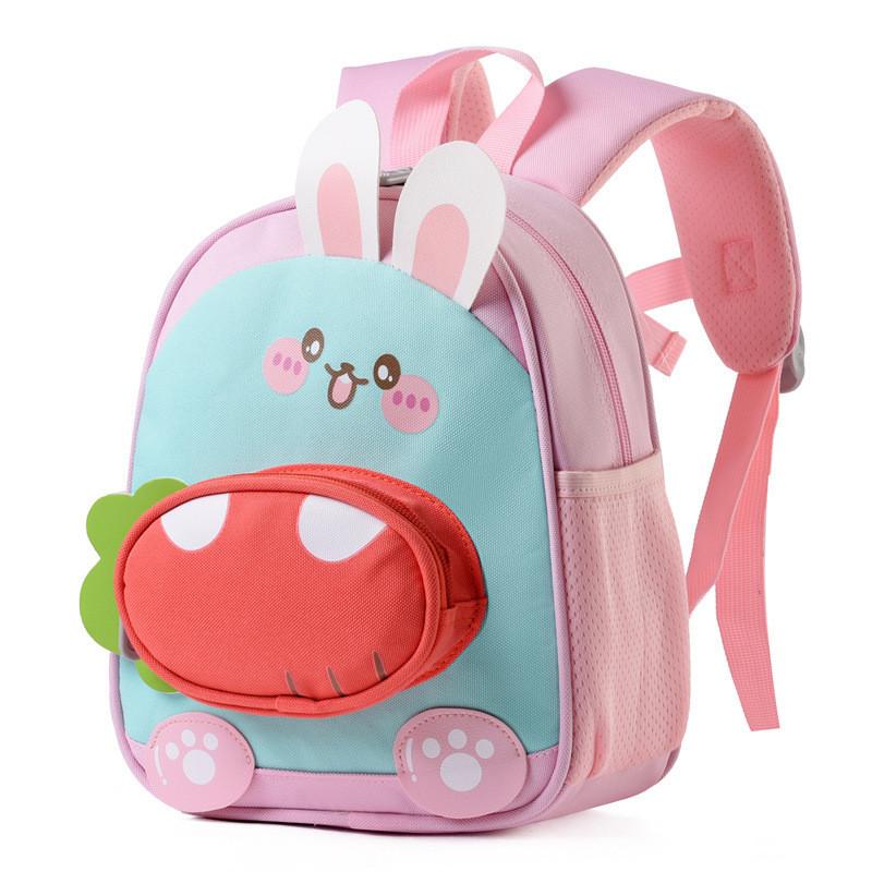 Cute Animal Design Toddler Backpack Oxford Cloth Stylish School Bag For Children