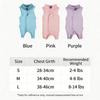 Pet Recovery Suit for Cats After Surgeries Protects Abdominal Area from Licking Features Tailored Opening for Male Cats