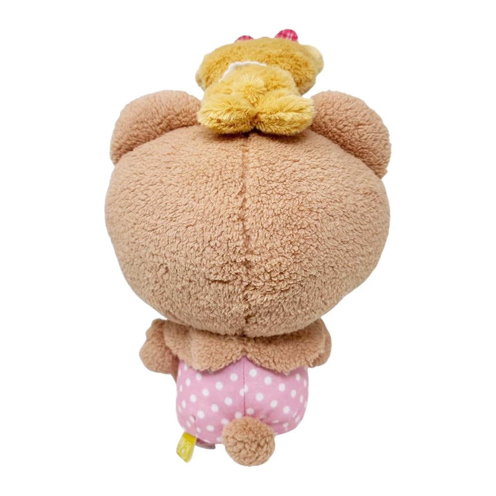 Hello Kitty and Ichigo Shimbun No. 645 Collaboration Pair of Plush Toys, Approx. 33cm