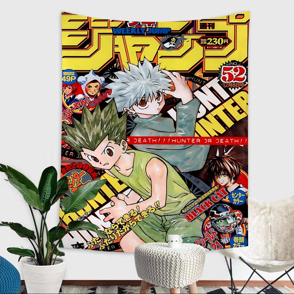 Anime Hunter X Hunter Theme Background Cloth Happy Party Baby Shower Supplies Decoration Banner Shooting Props