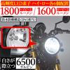 Daytona BELLOF 97430 Motorcycle LED H4 Headlight Bulb, 1800 Lumens, Precious Ray Z 6500K (White)