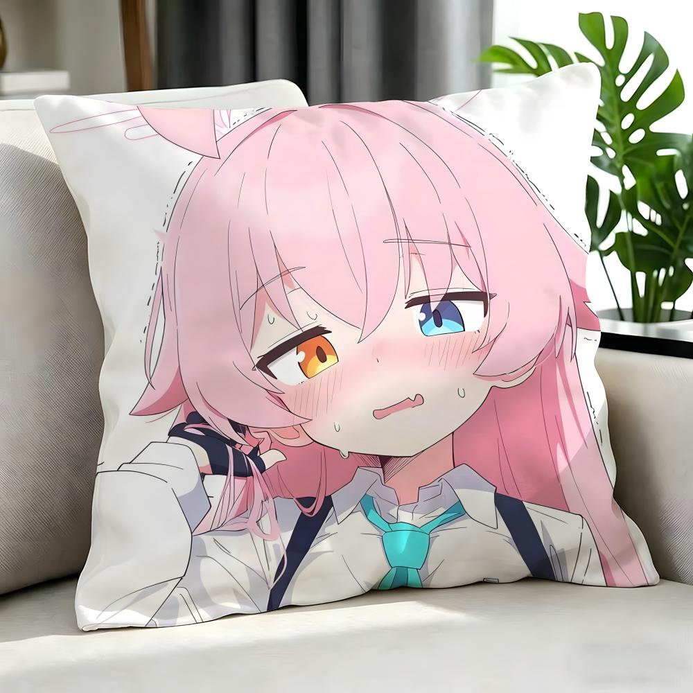 Game Takanashi Hoshino Cushion Cover Cushion Cover Set 4Pcs 50x50 45x45 40x40 Pillowcase Decorative Sofa Home Decor