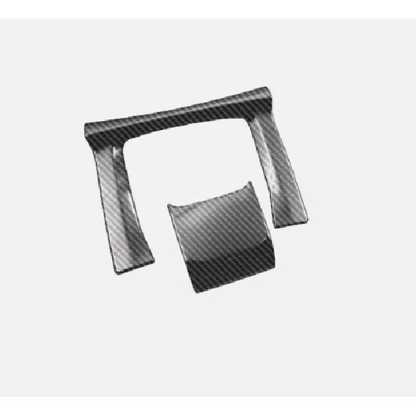 Console Gear Shift Frame Cover 2* For Honda Civic MT 2016- ABS Carbon Fiber
