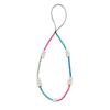 INS wind colored rice beads cute bear anti-lost hand carry new fashion chain short mobile phone chain
