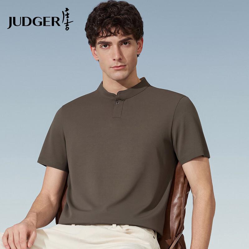 Judger Men s Chinese Style Round Neck Cool-Feel T-Shirt L