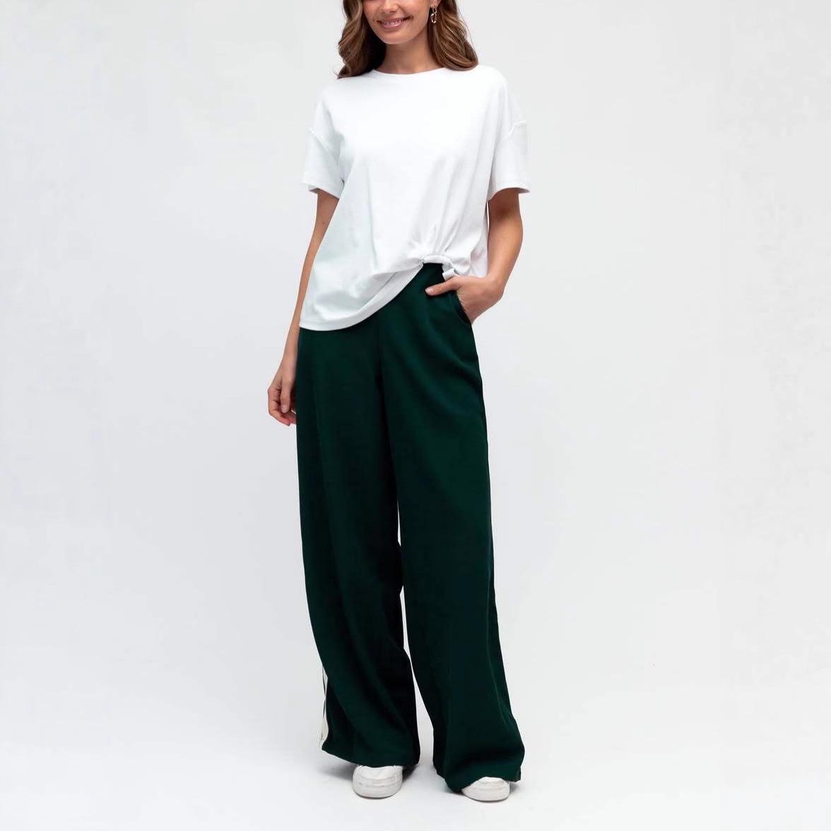 Women s Irregular Twisted Design Round Neck Short Sleeve Casual Sweatshirt - Summer 2026 Collection Extra Large белый