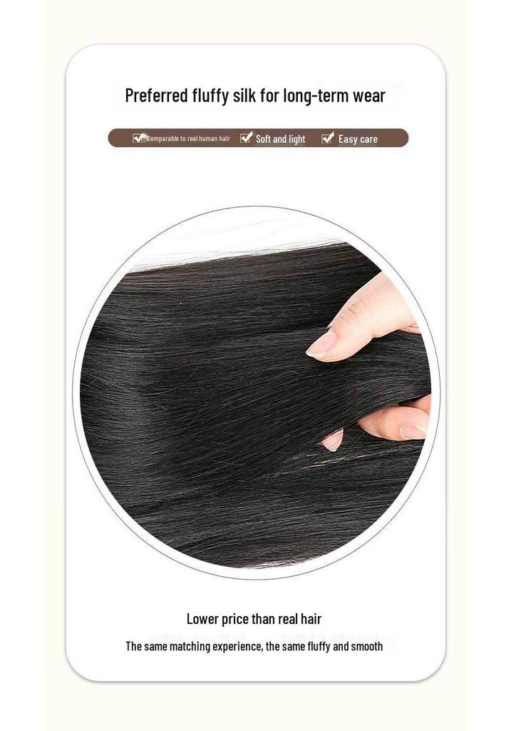 Women's Long Curly Lace Front Wig, Middle Part, Fluffy Daily Wear