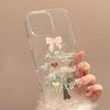 Bowknot Christmas Tree Pattern Bling Glitter Phone Case for iPhone 17AIR 16 15 14 13 12 11 PRO MAX MINI XS XR 7 8 PLUS Y2K Cover