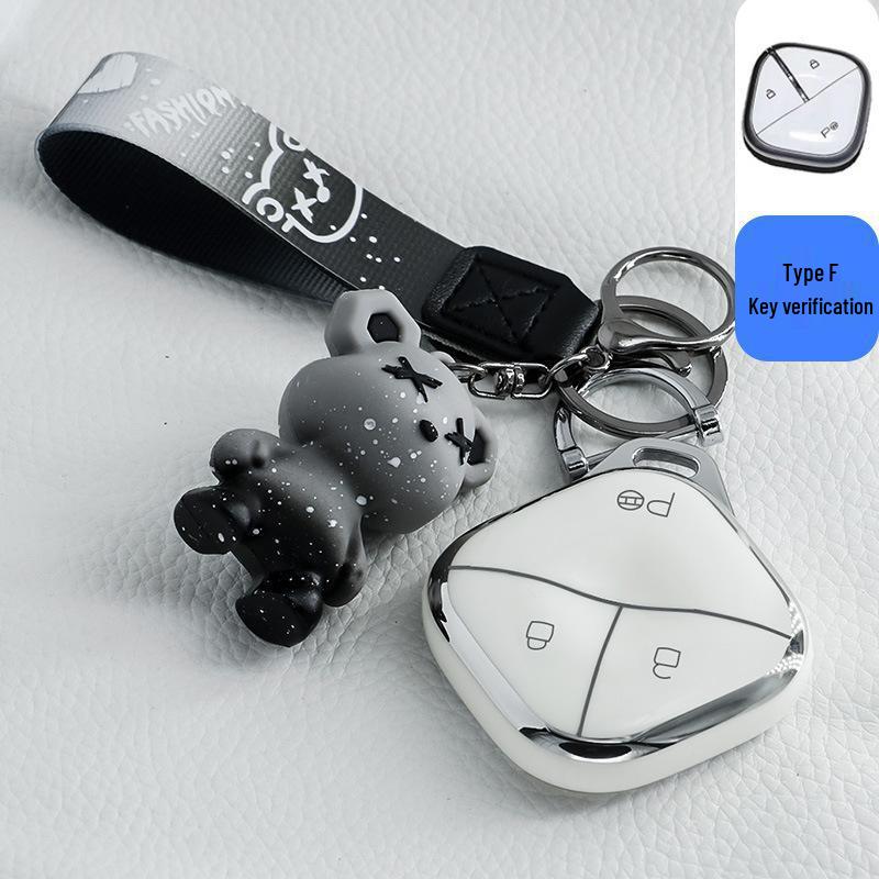 Key Case Shell for Wuling Hongguang MiniEV Macaron 2022 - GAMEBOY GB Design