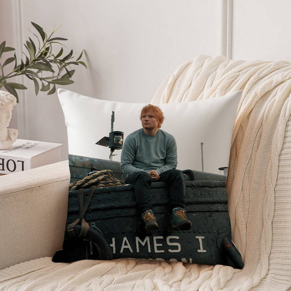 Cute E-EdS S-SheeranS Pillow Case Home Decor Throw For Sofa Bed Car Room Decor Gift Idea