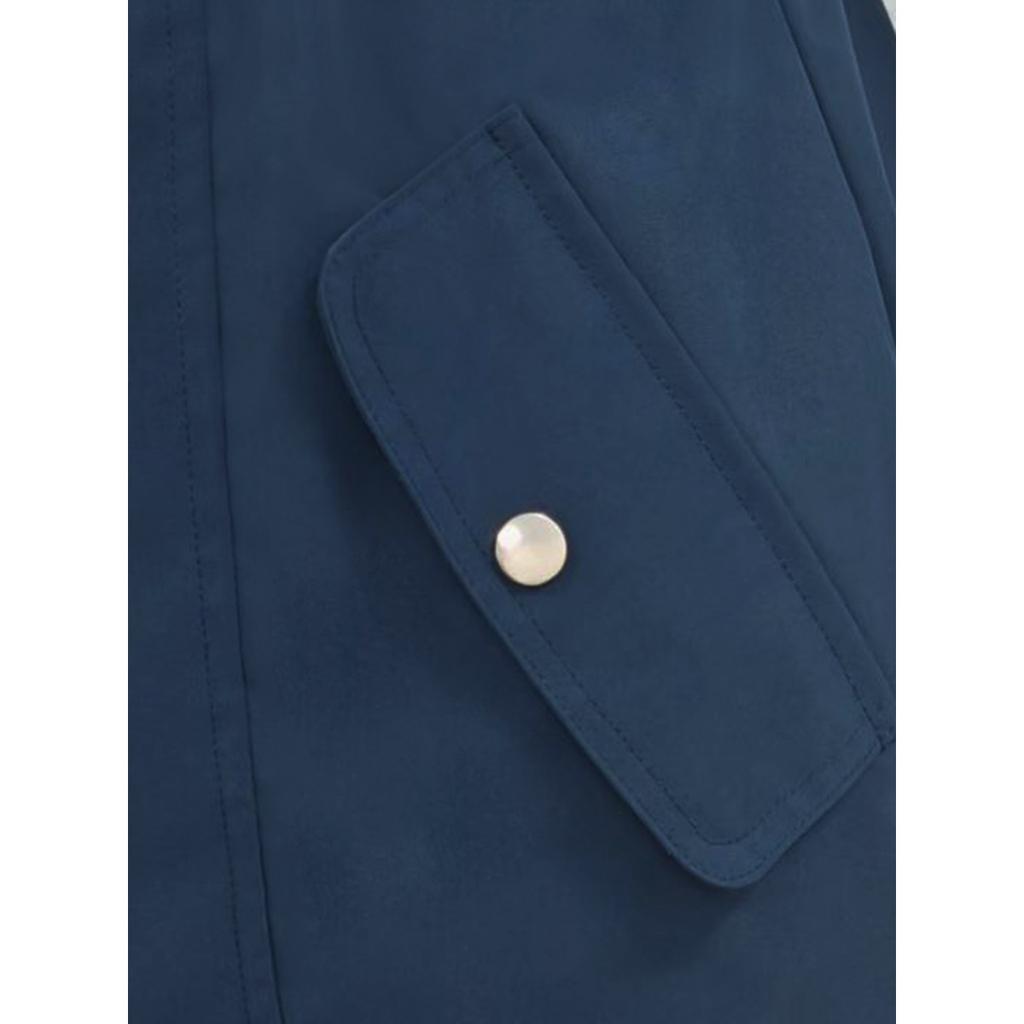 Women's Waterproof Slim Fit Trench Coat Windproof Outdoor Jacket