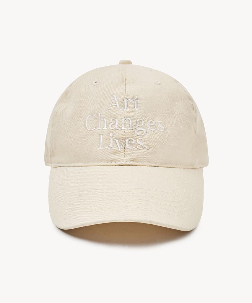 LADY VOLUME Art Changes Cotton Ball Cap (Beige)