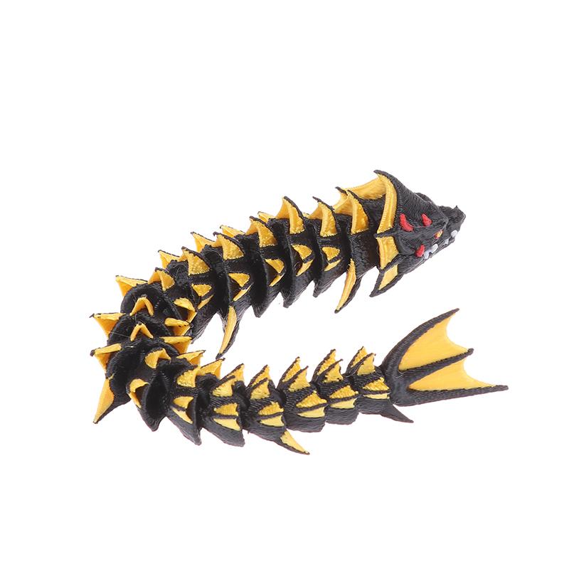 3D Printed Dragon Decoration Dragon Creative Toys Fun Home Office Decor Chinese Dragon Figurine For Kids Ages 6+