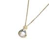 Copper-Plated 18K Gold Baroque Pearl Pendant Necklace - Luxurious, Versatile Fashion for Women