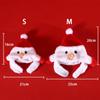 Cute Funny Cat Hat christmas tree Santa Claus Cat Cap Snowman Soft Pet Accessories Party Supplies