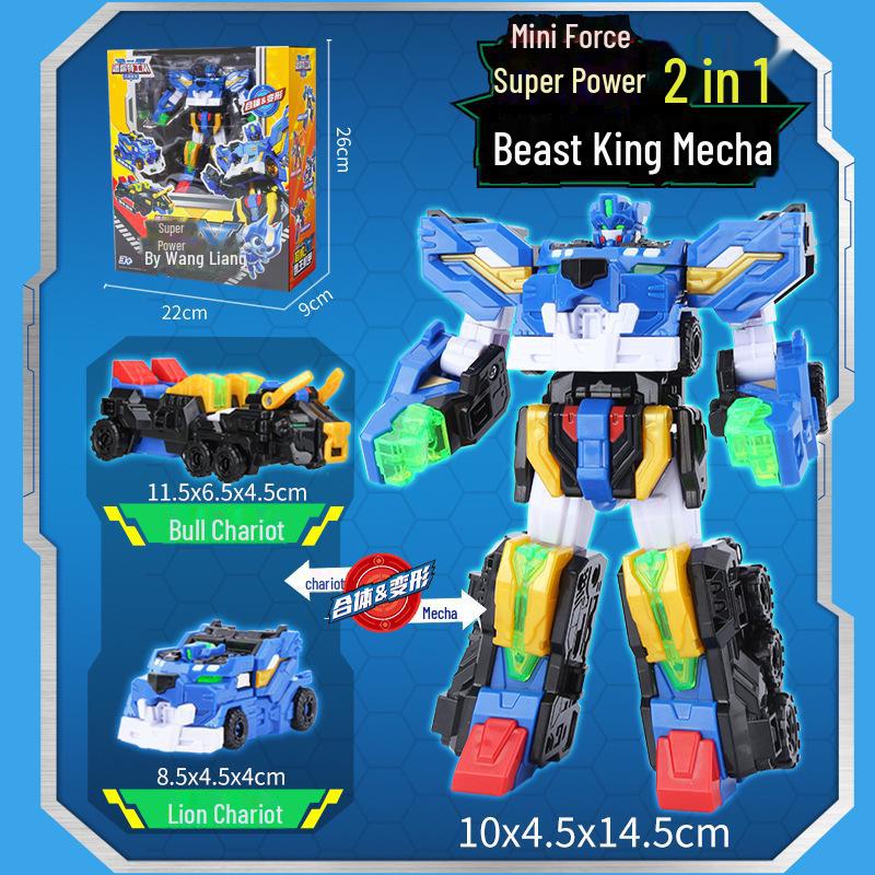 

Міні Супер Сила Акула Мех Трансформація та Король Драконів Звір Робот Іграшка