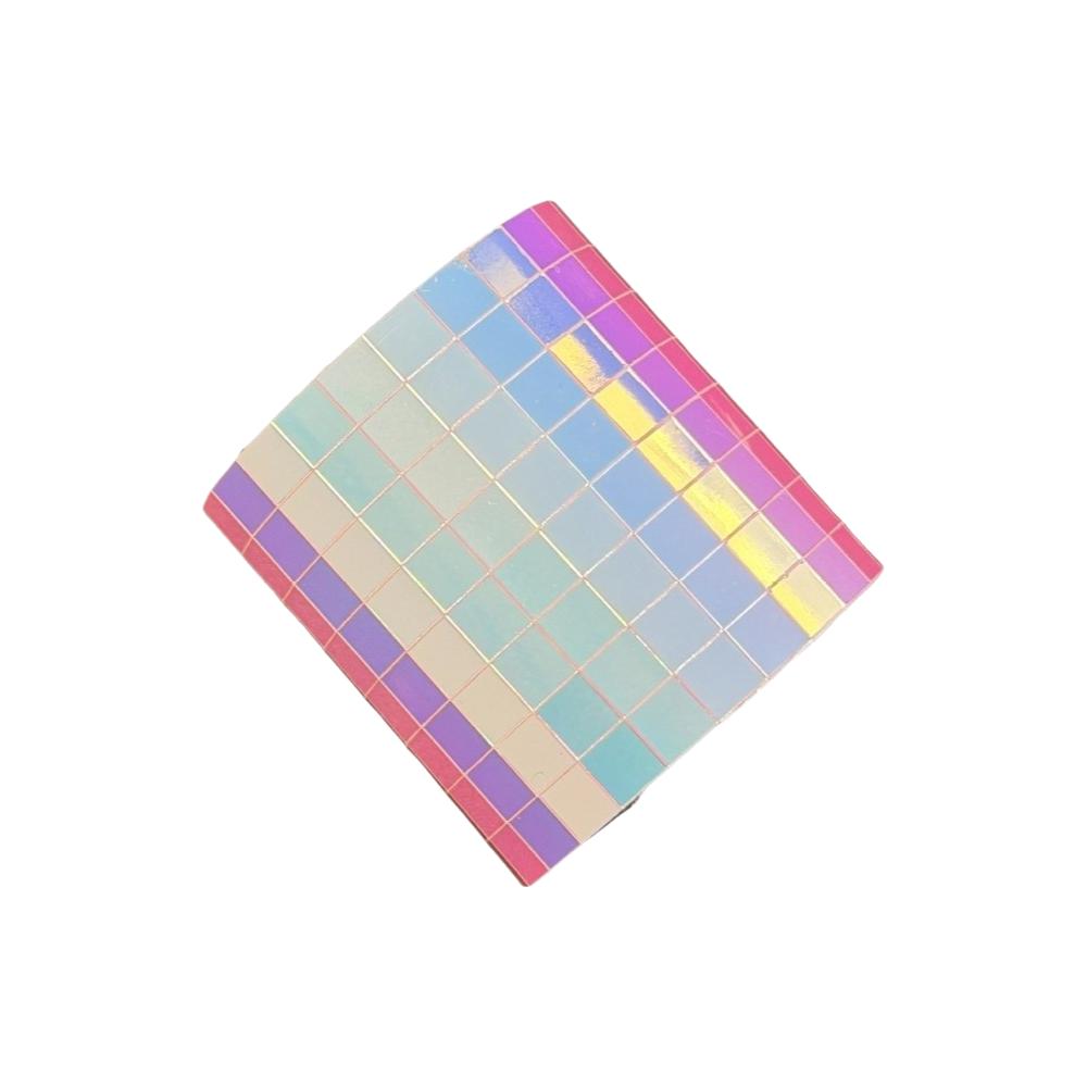 4x100cm Self Adhesive Mosaic Stickers Reflective Mirror Surface Glass Tile Strip Home Decoration