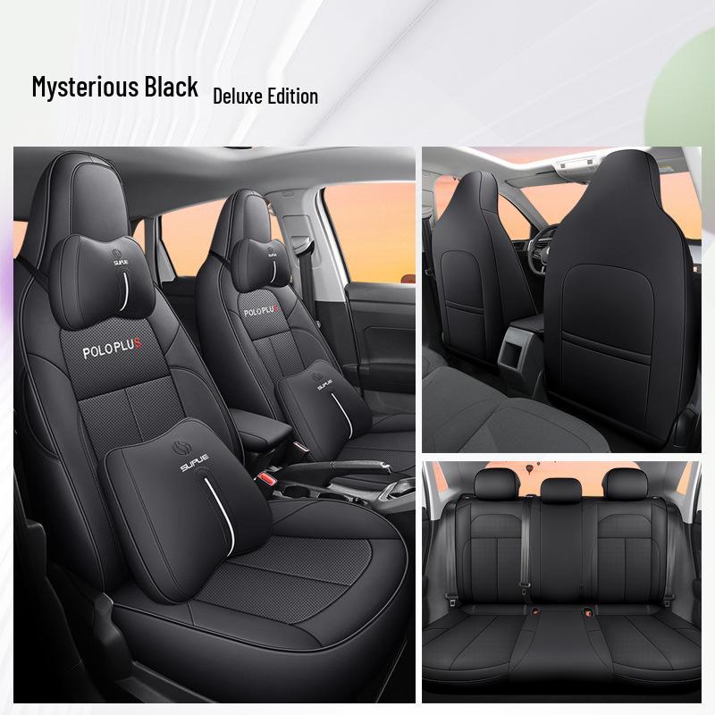 DJGY Volkswagen POLO PLUS Sports Leather Car Seat Cushion - All Seasons.