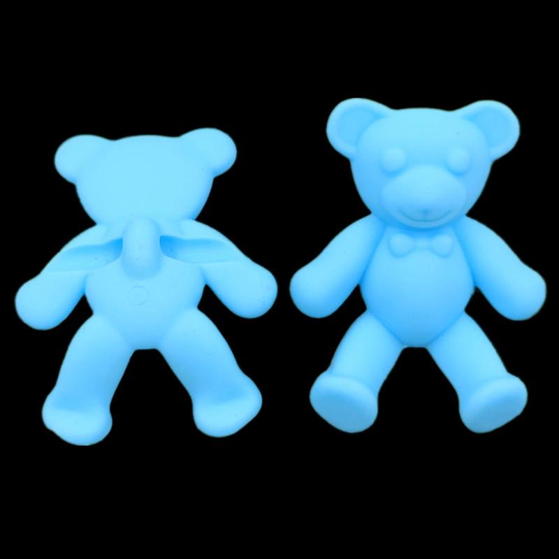 33x30mm 10 Stück Lose Perlen DIY Für Matte Bären Schmuckherstellung Halskette Armband Bonbonfarbe Anhänger