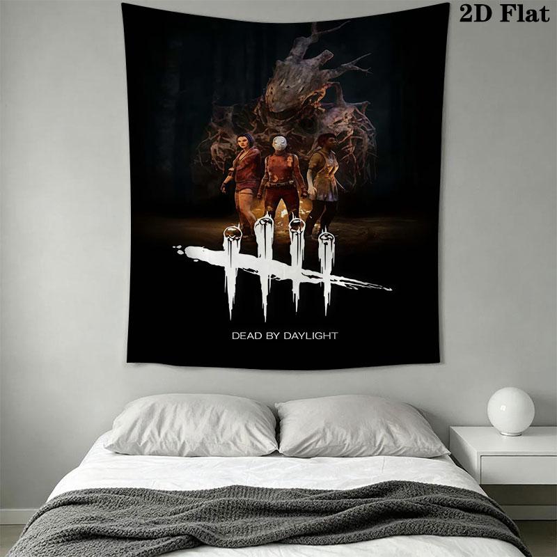 Dead by Daylight Wall Hanging Printed Fabric Blanket Decorative Tapestries for Bedroom Living Room Home Decor