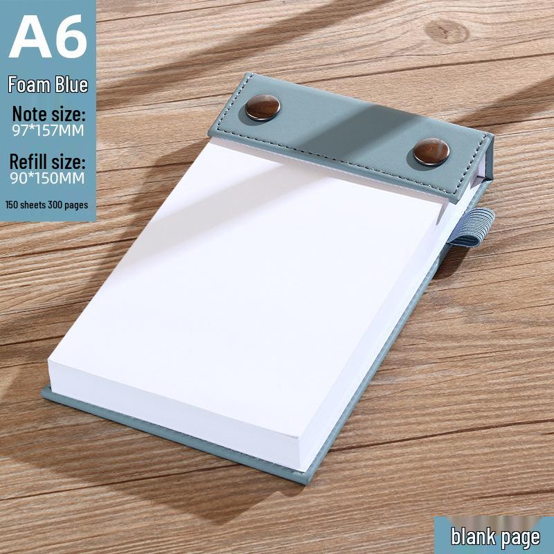 Compact Tear-Off Pocket Notepad - 6 Small Replacement Pads, 48 Pages Each