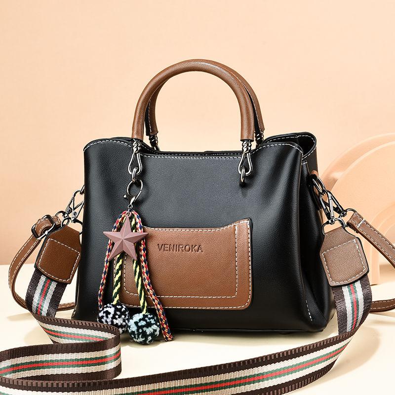 Modische, vielseitige Damentasche zum Einkaufen und Arbeiten, Handtasche, einfache, große Kapazität, Umhängetasche mit Temperament, hochwertige Umhängetasche