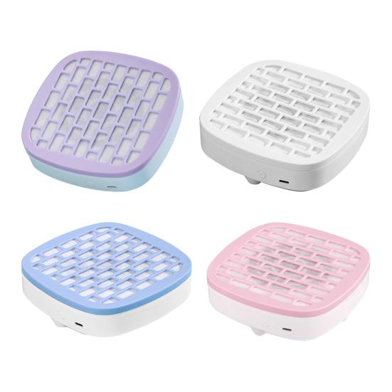 Yousheng USB Mini Nail Vacuum Cleaner Powerful Suction 3200RPM Nail Dust Collector 3 Speed Adjustable Portable Travel Home Salon Nail Vacuum Fan