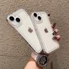 Applicable To iPhone16PRO Photo Frame Airbag Transparent Protective Cover Apple 15/14 Shock Absorber Airbag Full Soft Phone Case